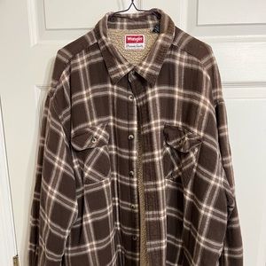 Lined flannel shirt